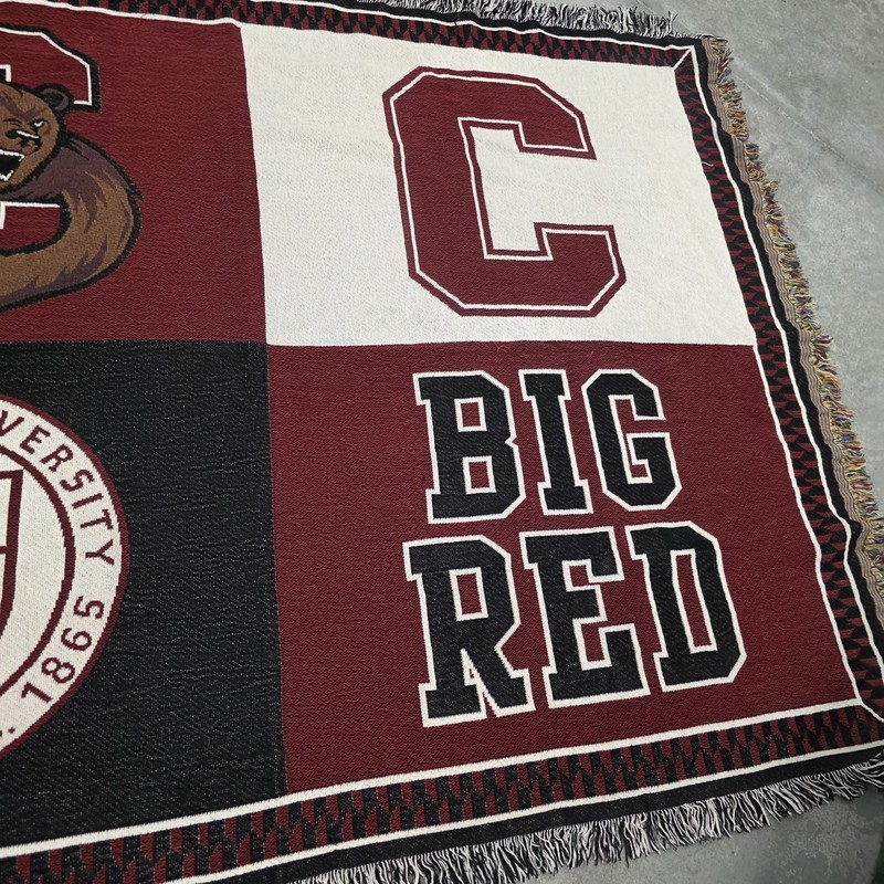 Cornell University Big Red Tapestry Throw Blanket 69x51in Approximate gallery