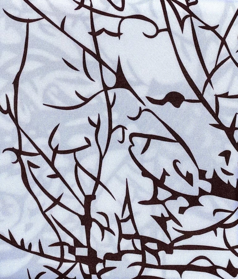 NWT Splash Home High Quality Polyester Silky Fabric Shower Curtain - Tree gallery