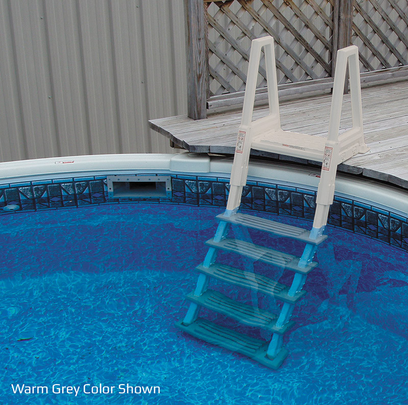 Confer 6000BX Inpool Above Ground Heavy Duty Swimming Pool Ladder - Warm Grey gallery