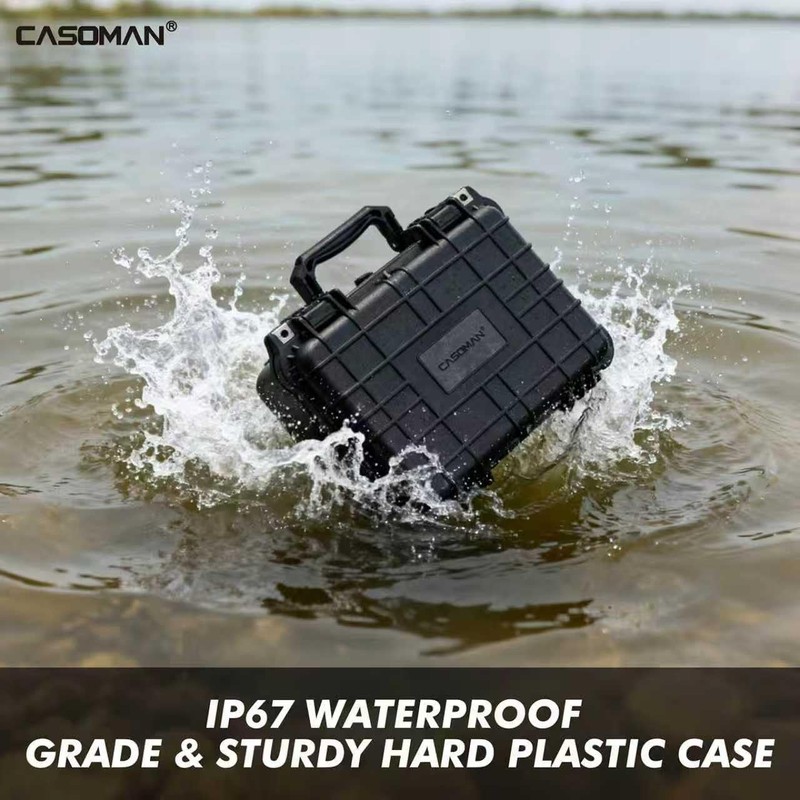 Water-proof and Dust-proof Protective Sturdy Plastic Storage Case 13.4"X11.6"X6" gallery
