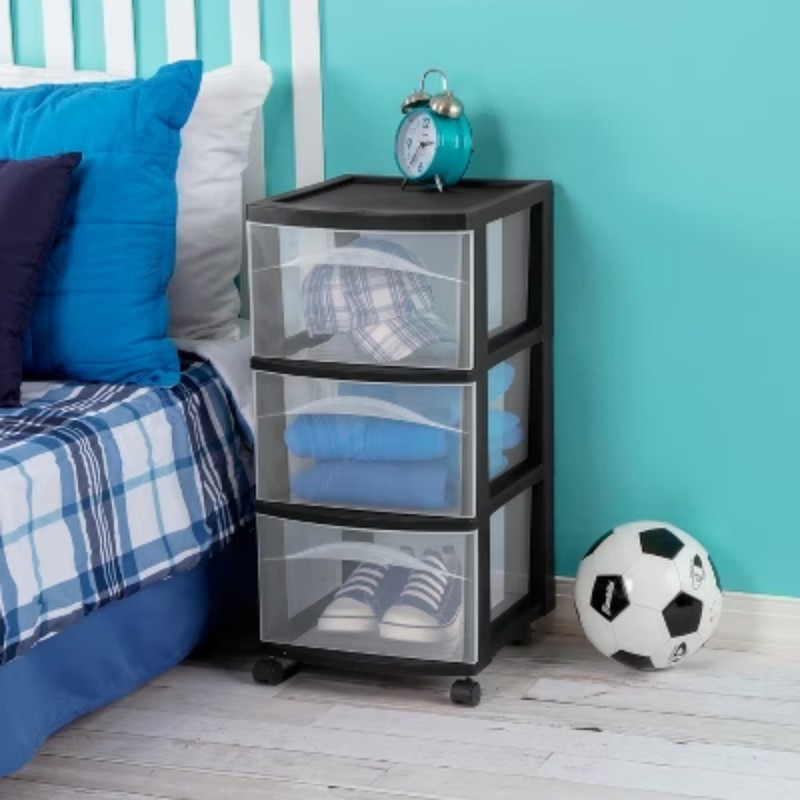 3 Drawer Medium Cart - Multi-purpose storage for lightweight items in any room gallery