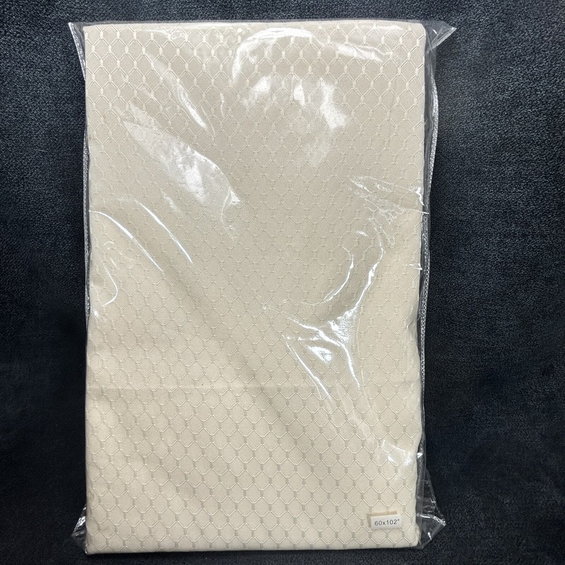 60" x 102" Eforcurtain Rectangular Tablecloth - Polyester Cotton Blend ~ NEW gallery