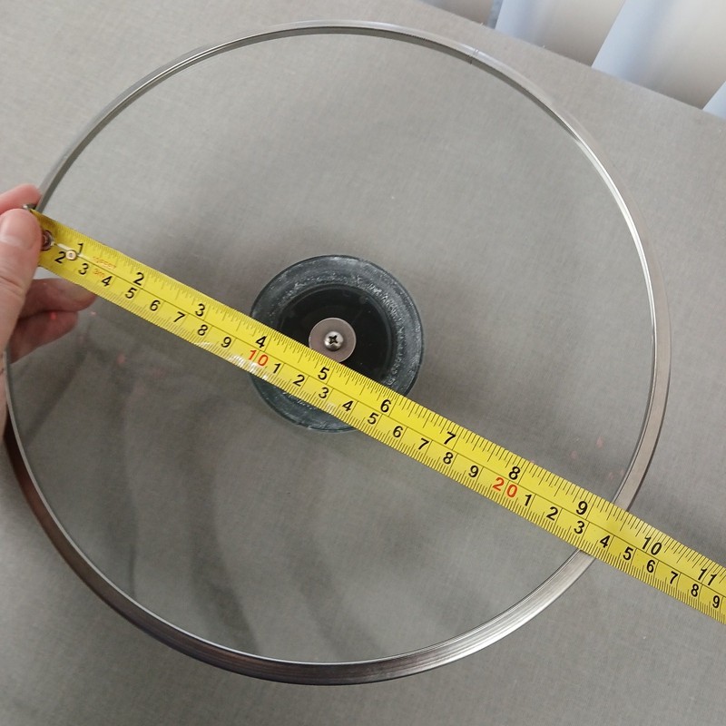 tempered glass replacement pot pan lid 9.25" diameter gallery