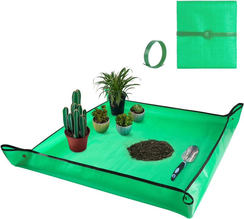 Extra Large Waterproof Potting Mat for Indoor Plants Transplanting and Dirt C... gallery