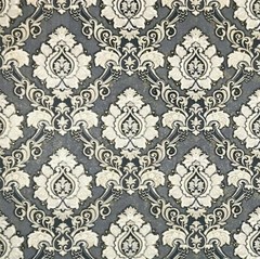 Embossed wallpaper textured Victorian damask gray gold metallic wallcoverings 3D