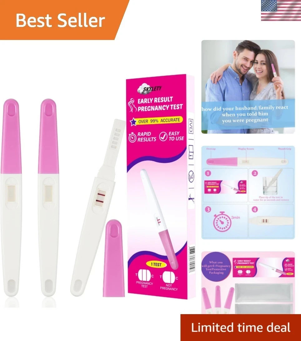 3 Pack Fake Pregnancy Prank Kit - April Fools' Day Realistic Positive Result-,, gallery