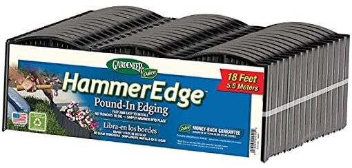 HammerEdge Pound in Edging -6 Durable Interlocking Pieces -8 feet of 1 gallery