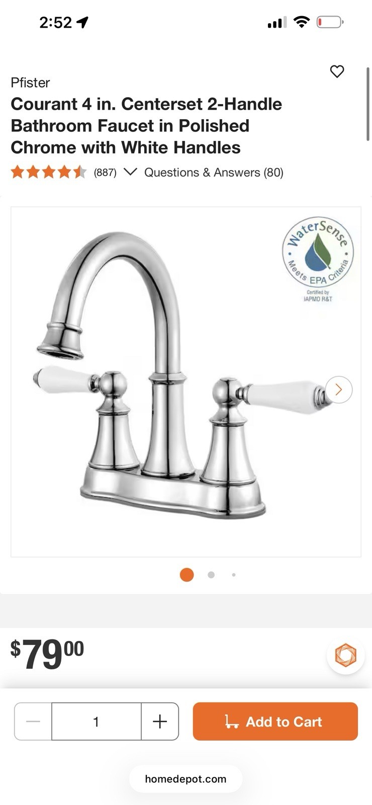 Pfister Courant 4 in. Centerset 2-Handle Bathroom Faucet gallery