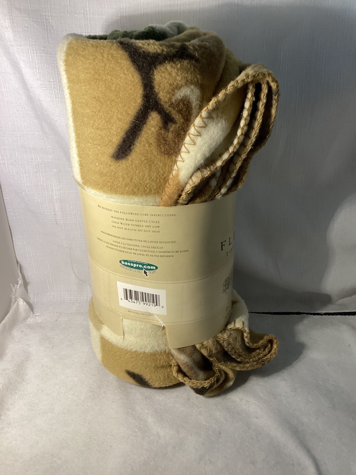 Bass Pro Shops Forest Check Fleece Throw Blanket 43 x 65 gallery