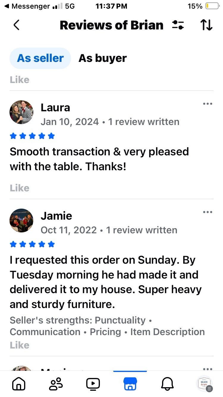 Custom Built Dining Table And Bench gallery