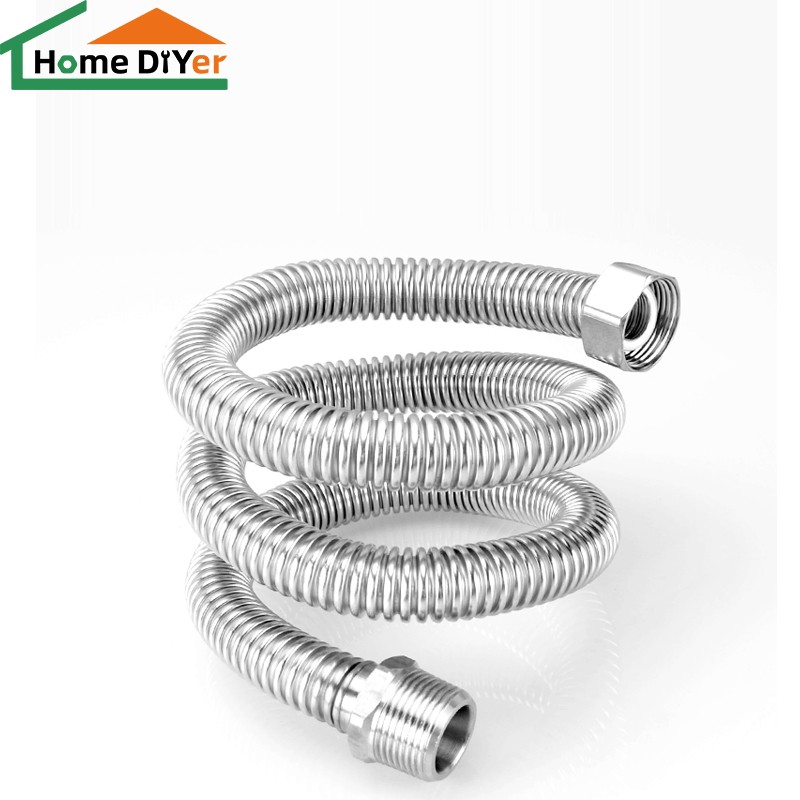 Smooth Shower Hose 10cm~100cm Stainless Steel Flexible Replacement Bathroom Pipe gallery