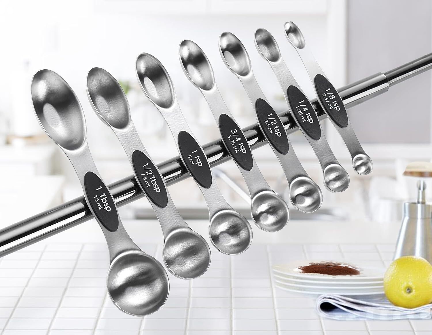 Magnetic Measuring Cups & Spoons Set (Patent Pending), Strong N45 Magnets gallery