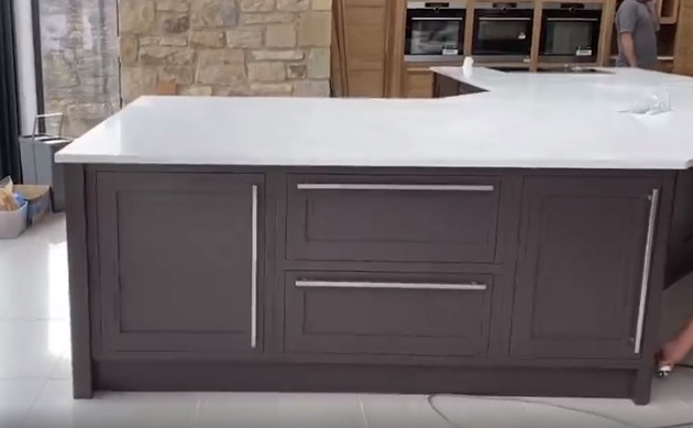 2.5"--27''T Bar Pulls Cabinet Hardware Handle Brushe Nickel Extra overall length gallery