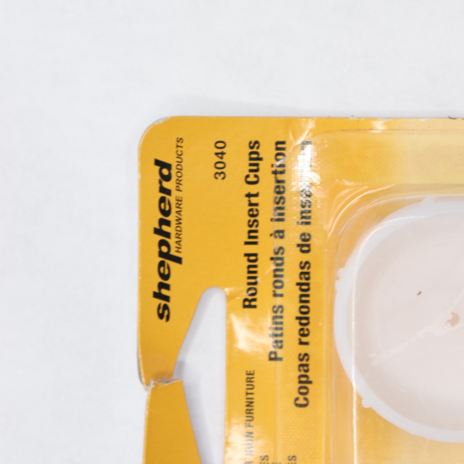 (4-Pk) Shepherd Insert Patio Furniture Cups Plastic White 1-1/2" 3040 gallery