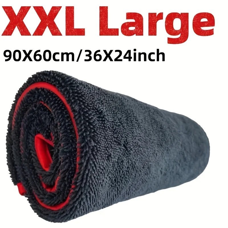 Large Microfiber Car Drying Towel, Ultra Absorbent Microfiber Cleaning 36"x 24" gallery