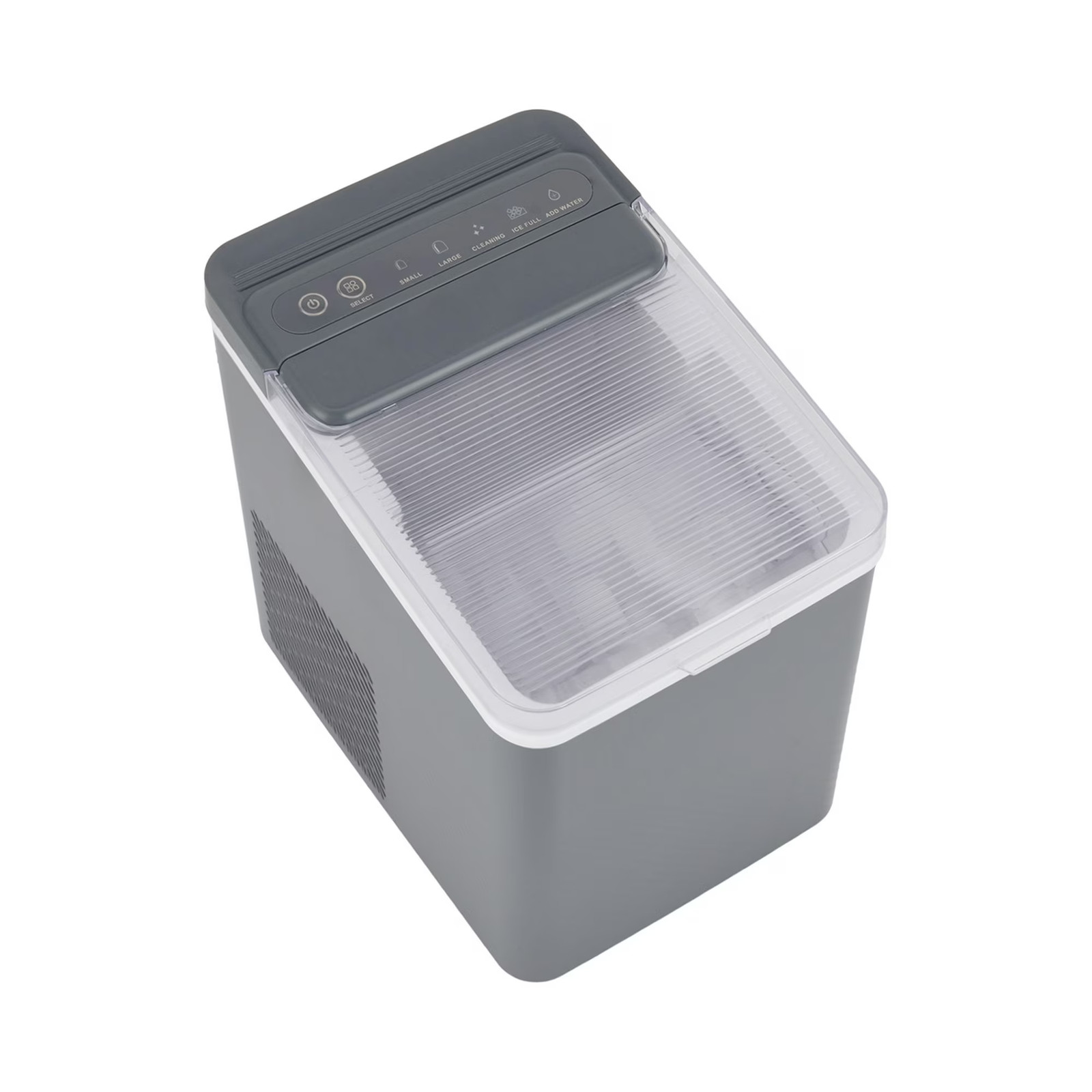Mainstays MS9502550614-05 Portable Countertop Ice Maker, 26 lbs Per Day, Grey gallery