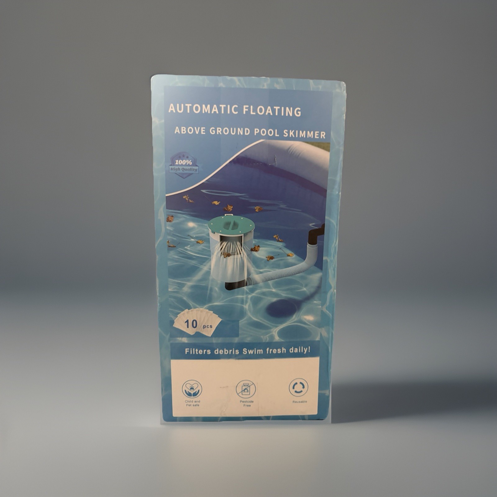 Automatic Floating Pool Surface Skimmer for Above Ground, 900 Gal gallery