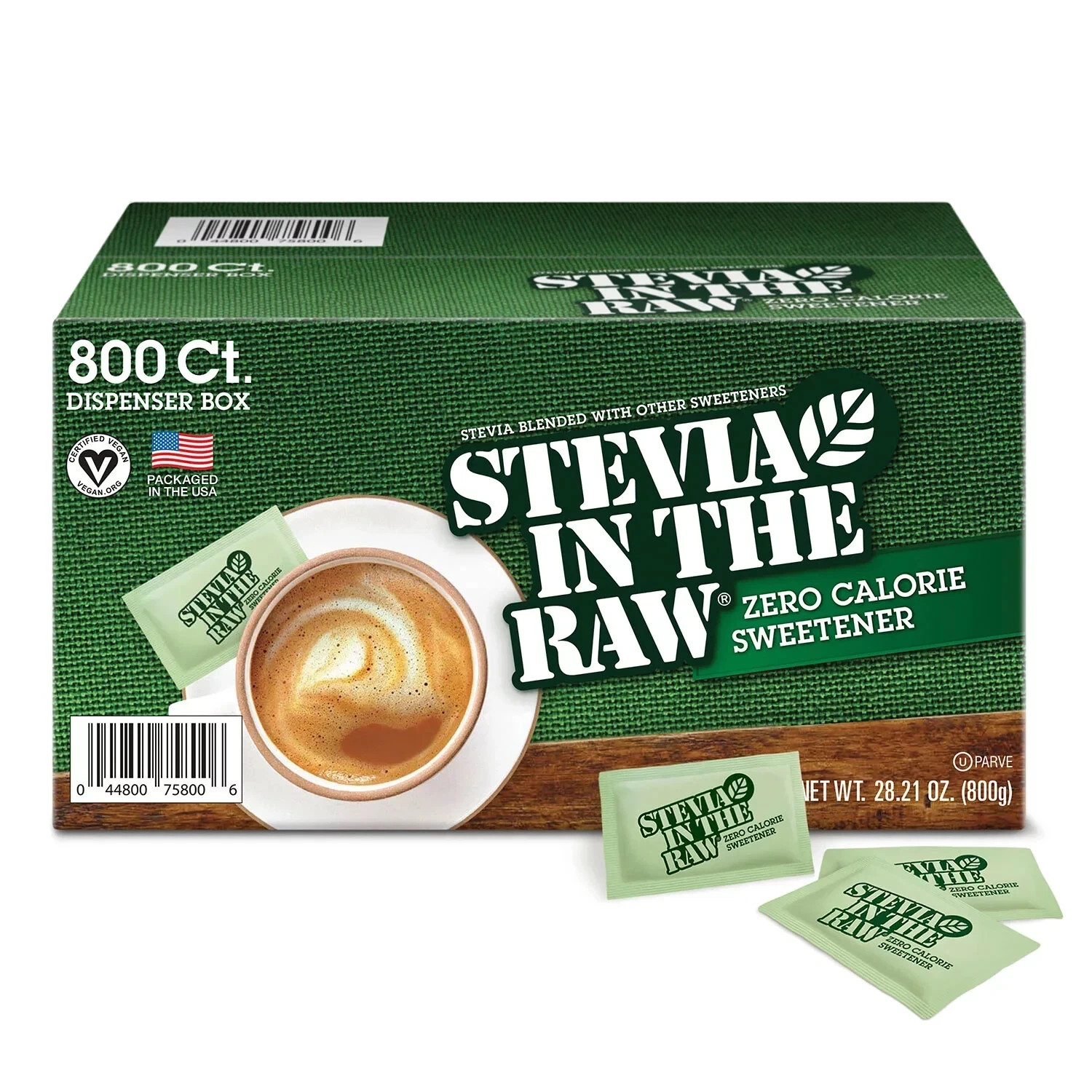 Stevia In The Raw Plant-Based Zero Calorie Sweetener Packets (800 ct. FREE SHIP gallery