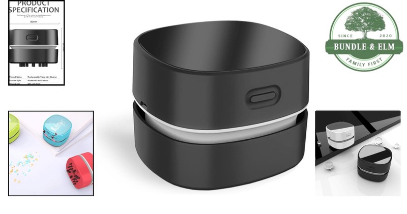 Efficient Handheld Desktop Vacuum with 400 Mins Runtime & Low Noise Operation gallery