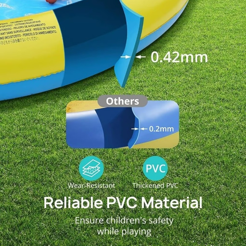 Evajoy Inflatable Summer Ice Cream Play Center Pool With Slide gallery