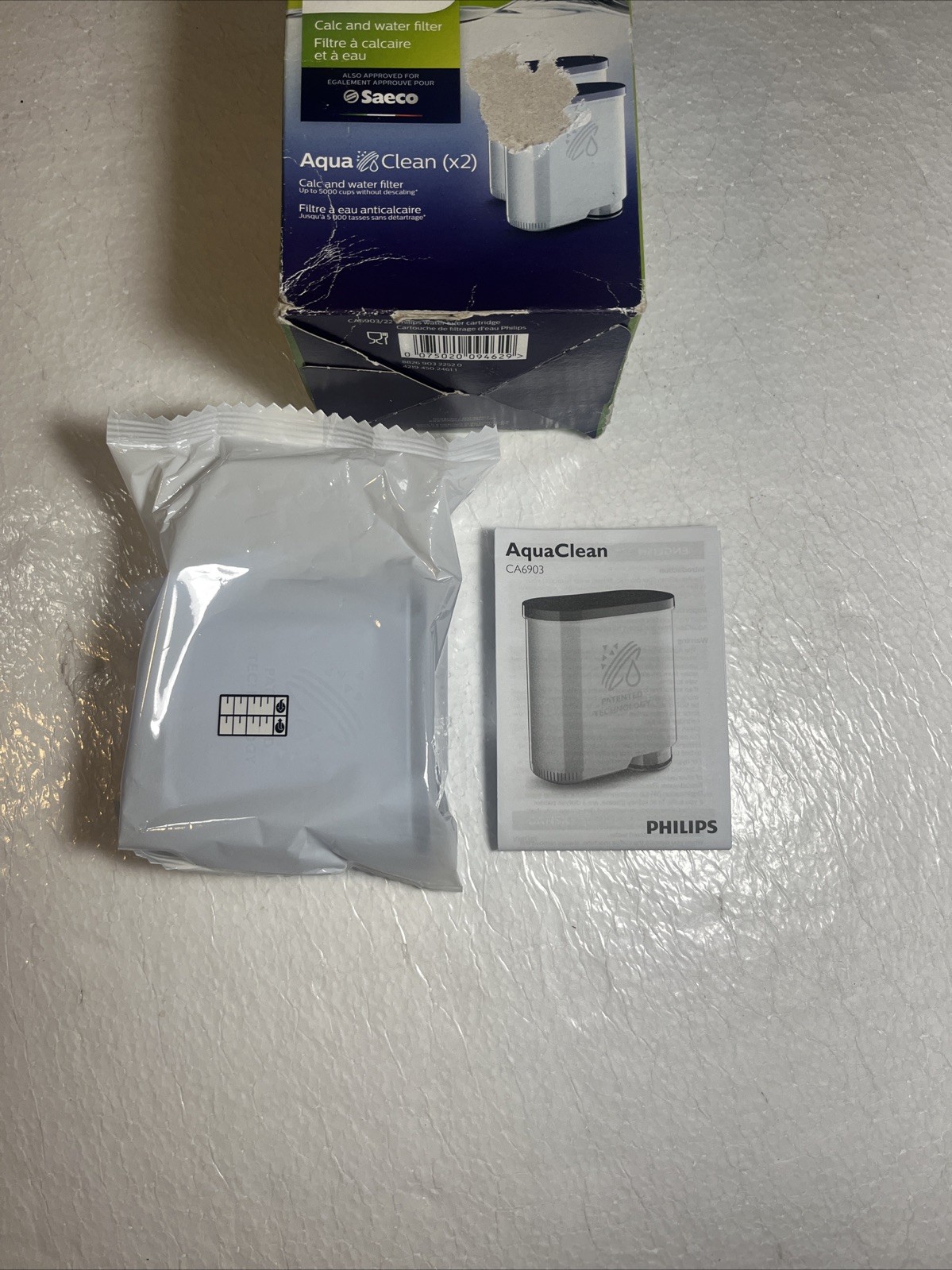 Philips AquaClean Water Filter 1-Pack No Descaling Up to 5000 Cups CA6903/22 gallery