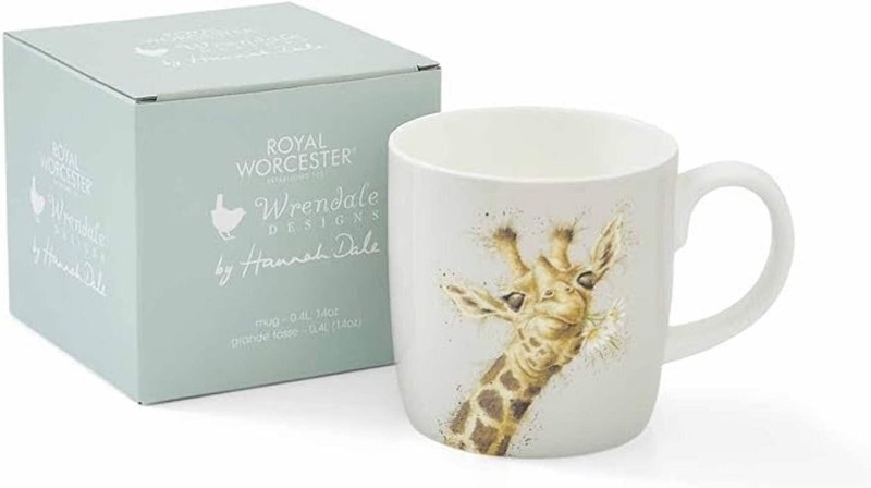Lofty - Giraffe Mug - Royal Worcester - Wrendale 14 oz gallery