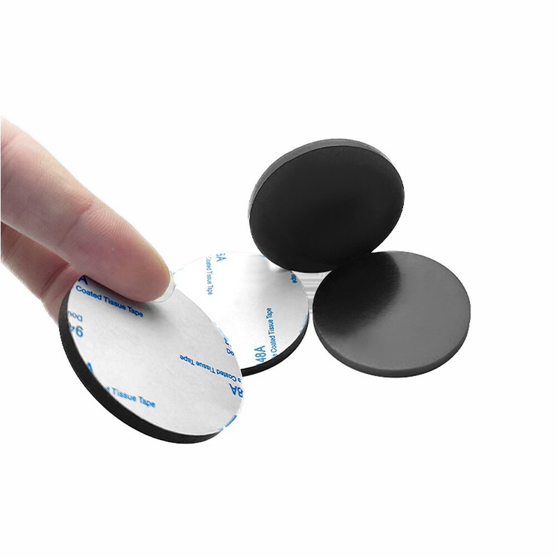 Solid Round Self Adhesive Rubber Pad Disc Sheet Gaskets Dia 10-100mm Thick 1-5mm gallery