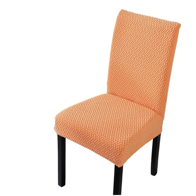 Polyester Cotton Blend Chair Cover Fleece Texture for Hotel Restaurant gallery