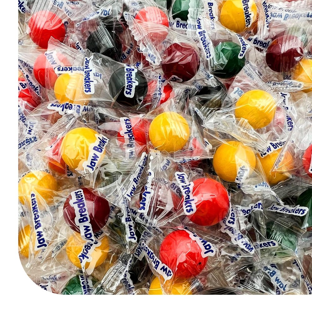 Jaw Breakers Hard Candy - 3 Pound Bulk Pack (About 230 Count) - Individually ...