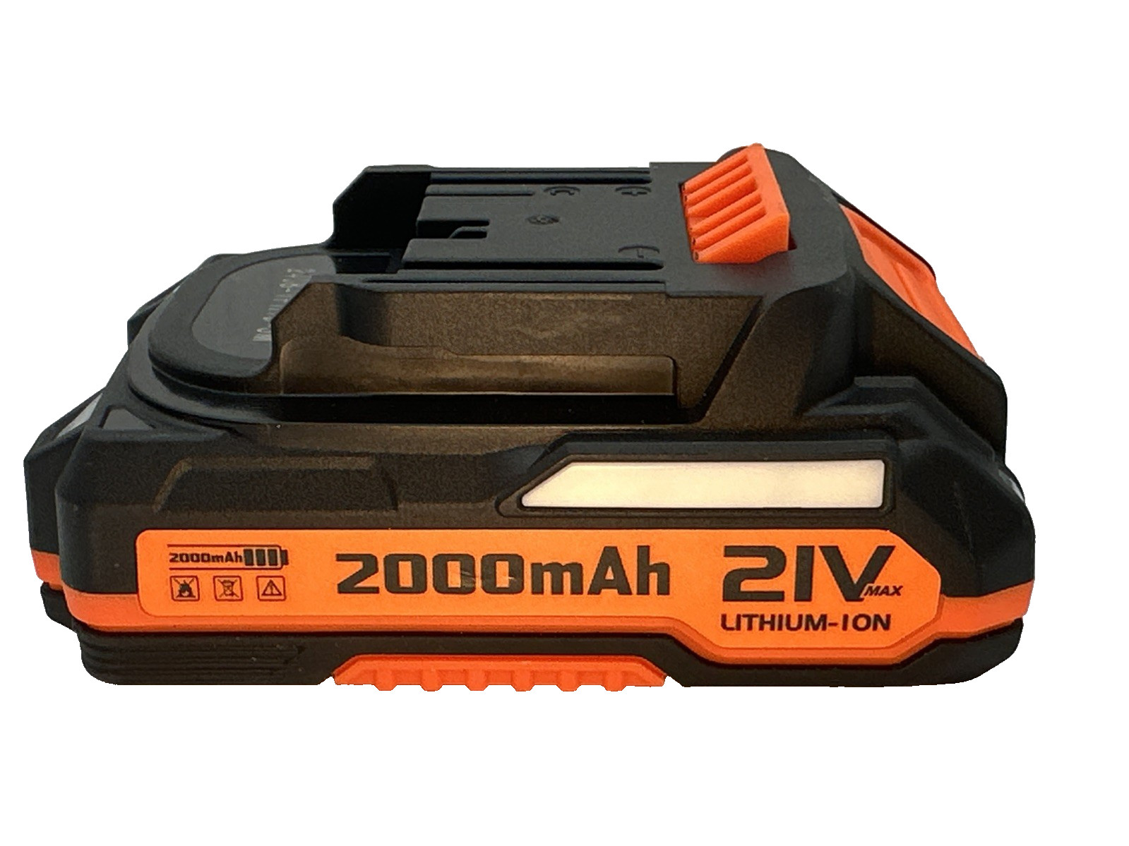 Orange  green Ework 21V Max Lithium Ion Replacement Battery 2000mAh 2.0Ah gallery
