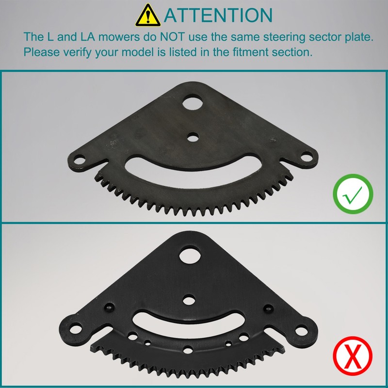 25 Teeth Steering Sector Gear Kit For John Deere L105 L110 L111 L120 L130 G110 gallery