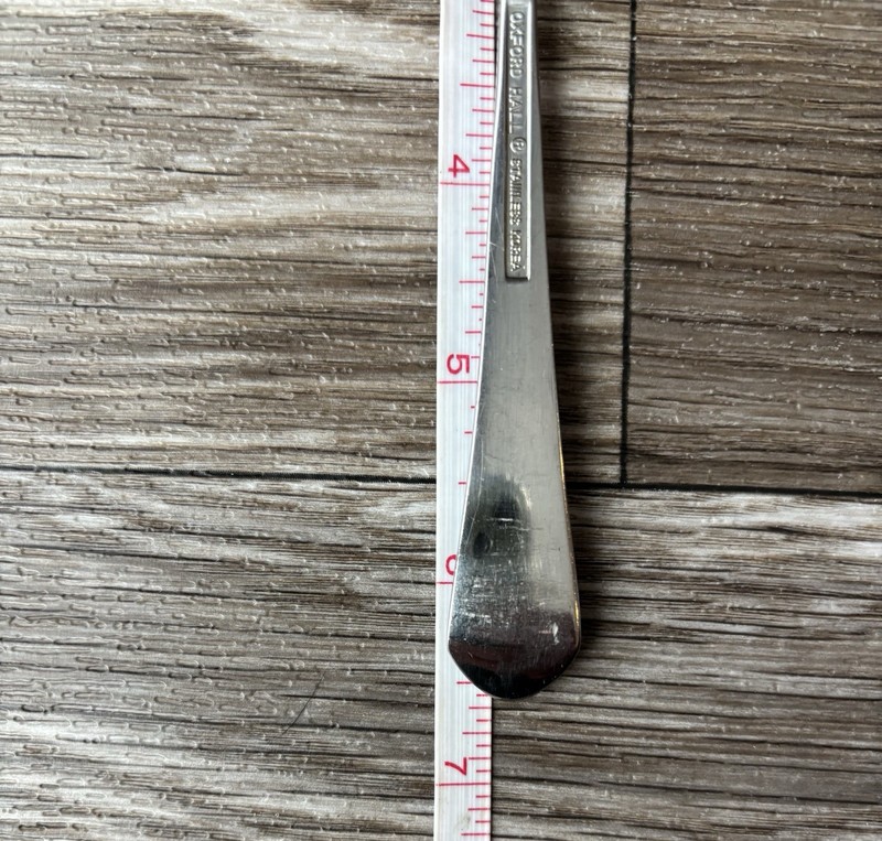 Oxford Hall RADIANT Pattern Stainless Salad Fork Korea 6.5” gallery