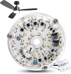 4 Inch Ceiling Fan LED Light Replacement 6000K, 18W LED Retrofit Kit