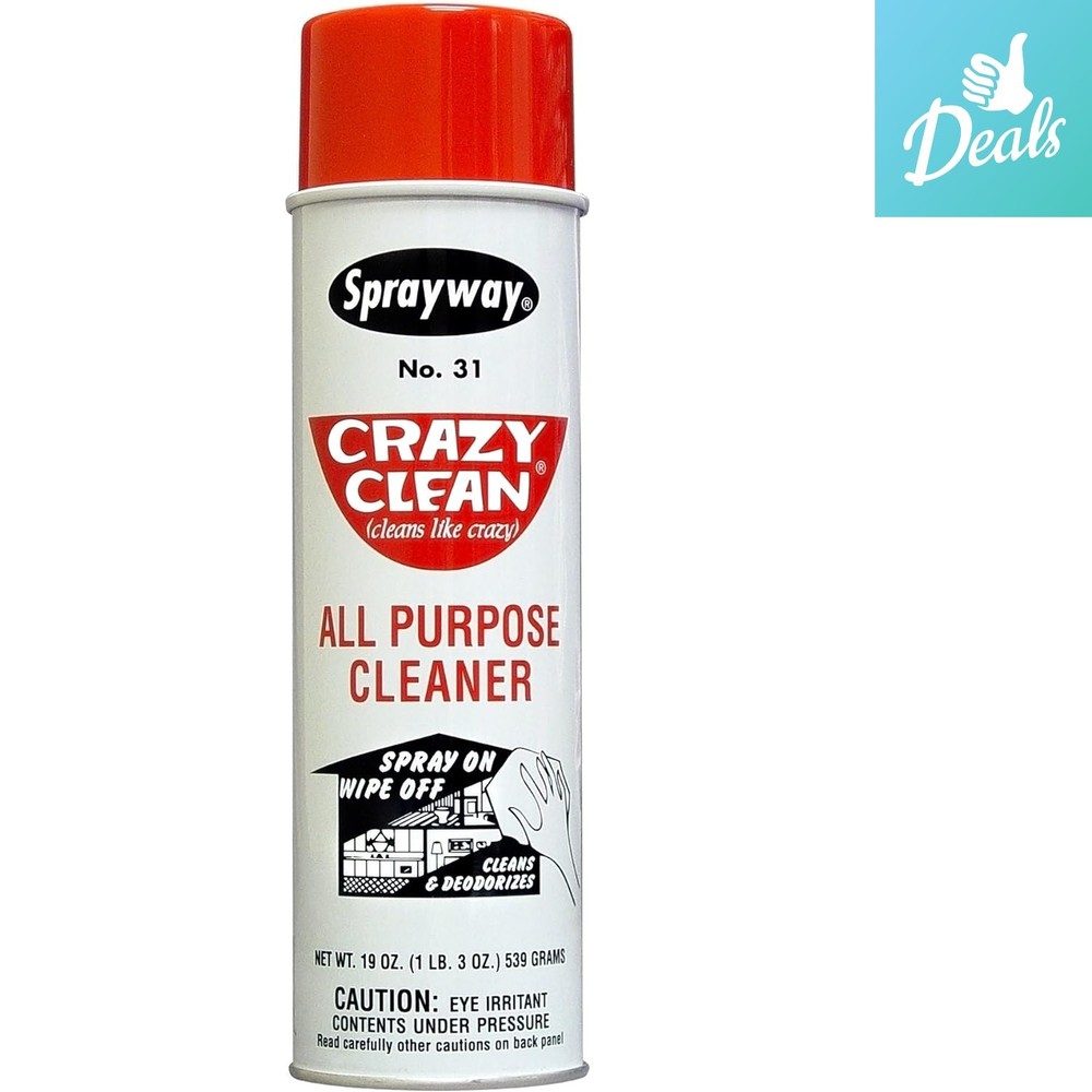 PLZ AEROSCIENCE Crazy Clean All-Purpose Cleaner 19 oz | Non-Abrasive & Odor-Free