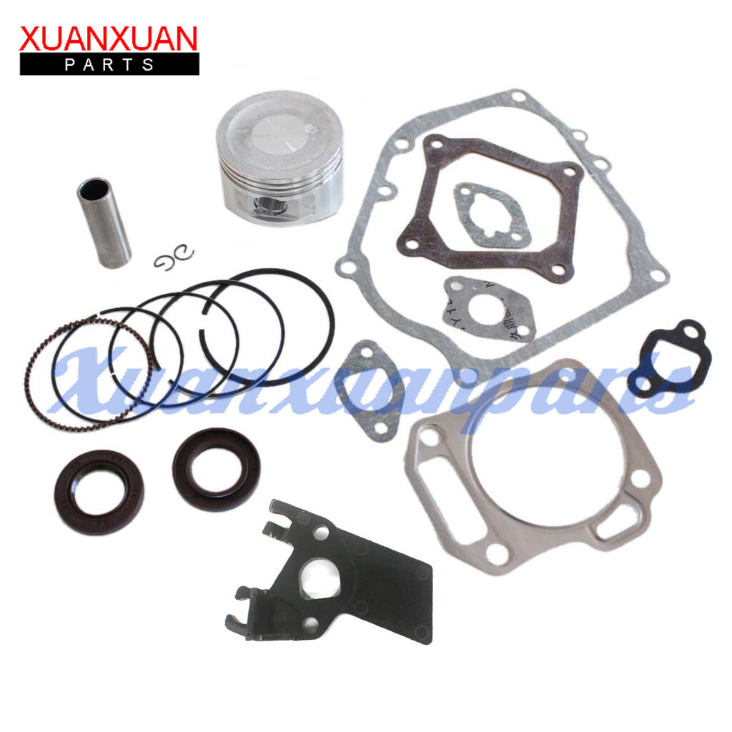 Piston Kits Connecting Rod Full Gaskets Crankcase Seal for Honda GX160 5.5HP gallery