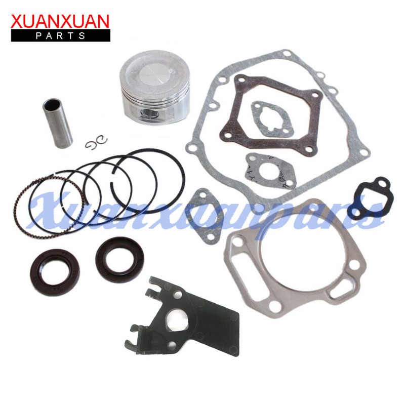 Piston Kits Connecting Rod Full Gaskets Crankcase Seal for Honda GX160 5.5HP gallery