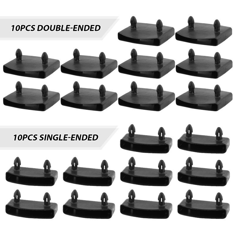 Plastic Replacement Bed Slat Caps Holders for Holding and Securing Wooden Base gallery