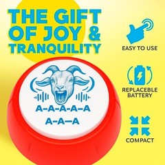 Funny Prank Screaming Button, Hilarious Bright Gags & Practical Joke Toys for Al