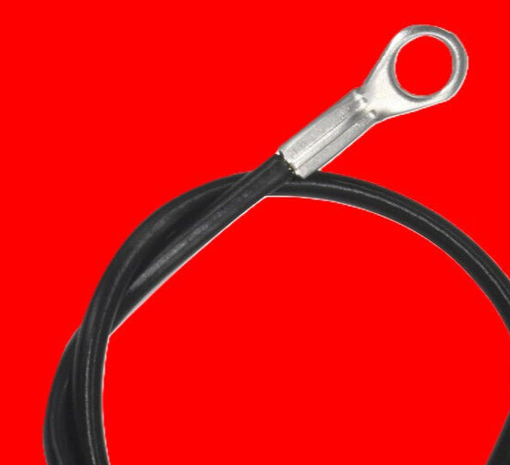 Black Vinyl Coated Cable Length with Eyelets ...Cable 2.0mm ...Single/Double Eye gallery