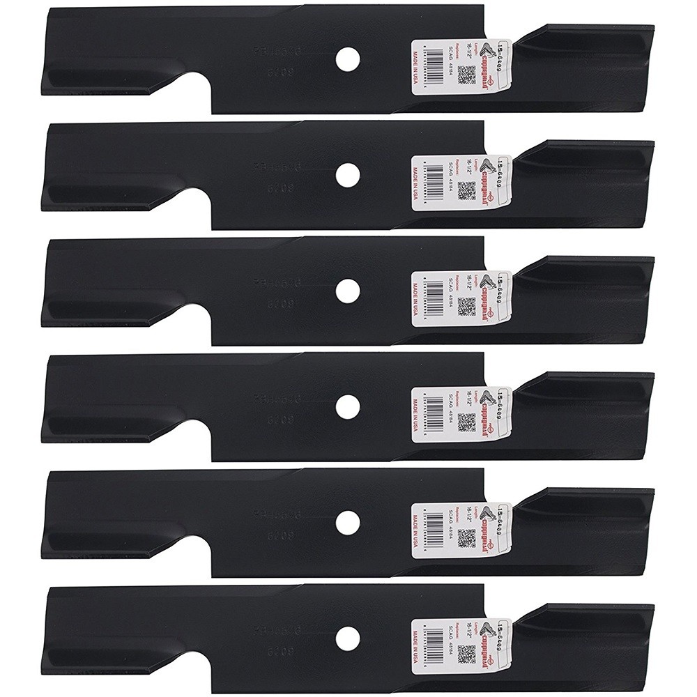 Qty 6: Notched Mower Blade Fits Bad Boy Replaces 038-5350-00 gallery