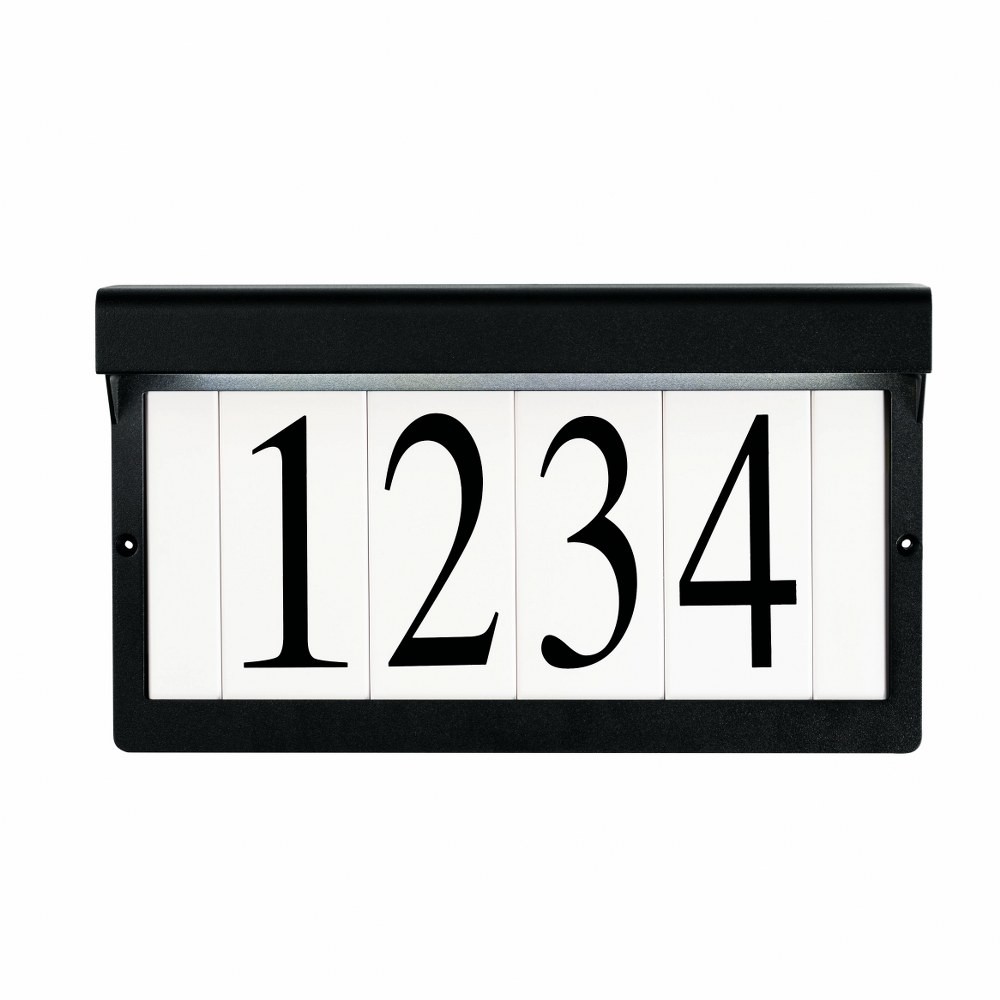 1 Light Address Light - with Utilitarian inspirations - 7 inches tall by 12.25
