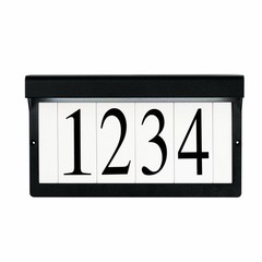 1 Light Address Light – with Utilitarian inspirations – 7 inches tall by 12.25