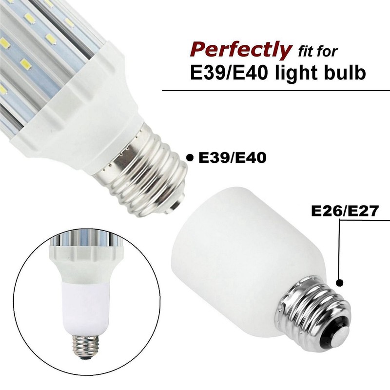 E26 to E39 Medium Screw to Mogul Socket Light Bulb Floor Lamp Adapter Converter gallery