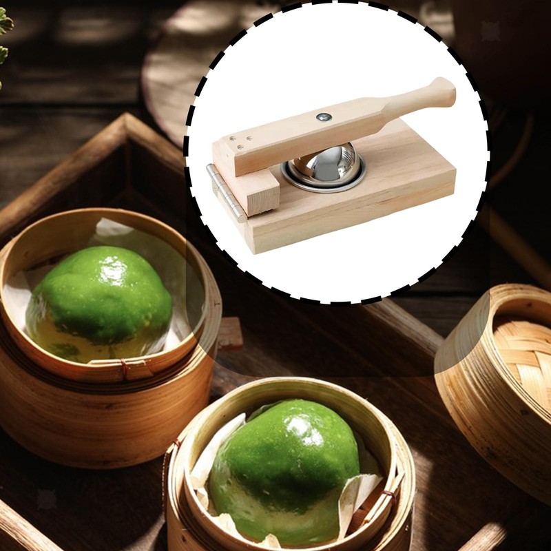 Dumpling Wrapper Maker Home Kitchen Gadget for Banh Bao Bun Qingming Event gallery