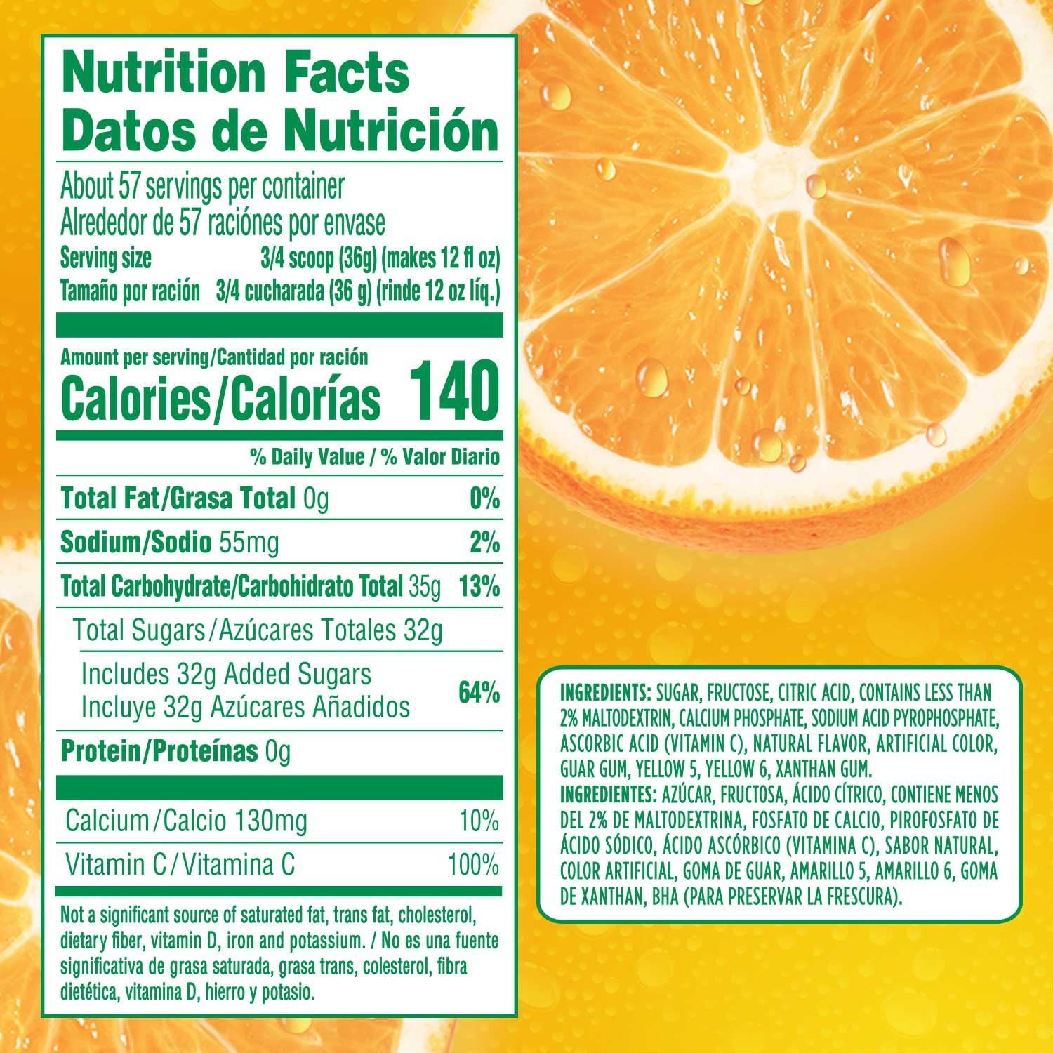 Tang Naturally Flavored Orange Powdered Drink Mix, 72 oz. Free Shipping gallery