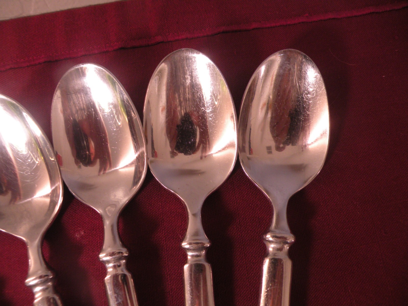 5 EMPIRE Martha Stewart Everyday MSE Stainless Flatware Oval Soup Spoons 7 3/4 B gallery