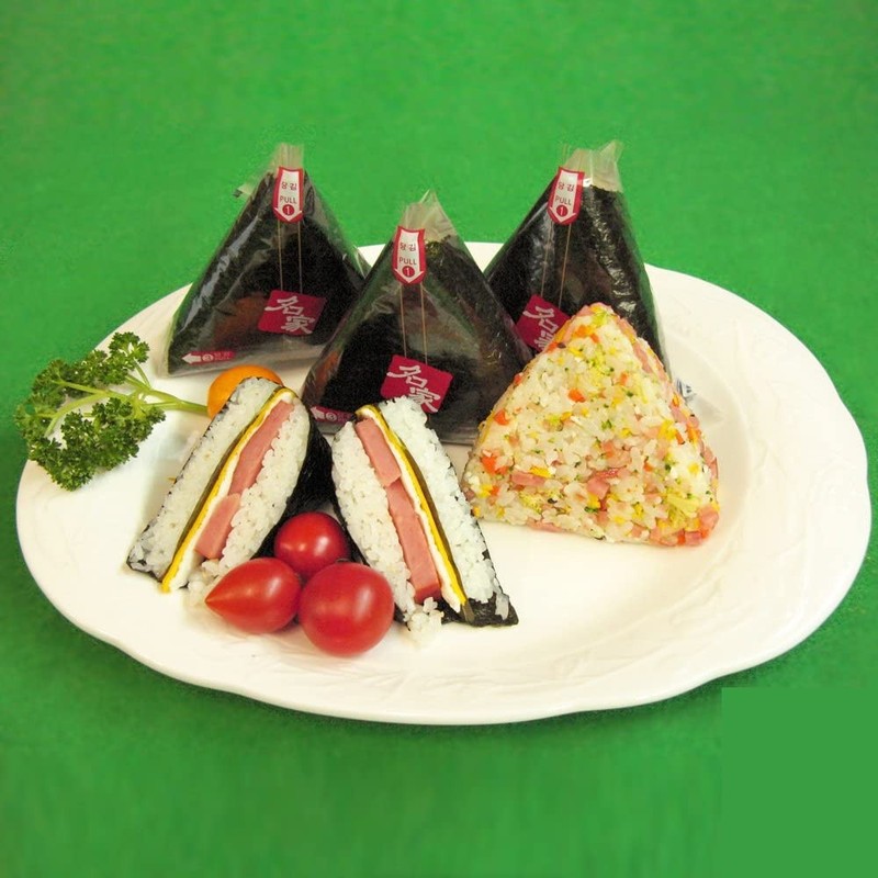 Kaneyama Seaweed Wrappers for Triangular "Onigiri" Rice Ball (50 Sheets Refill) gallery