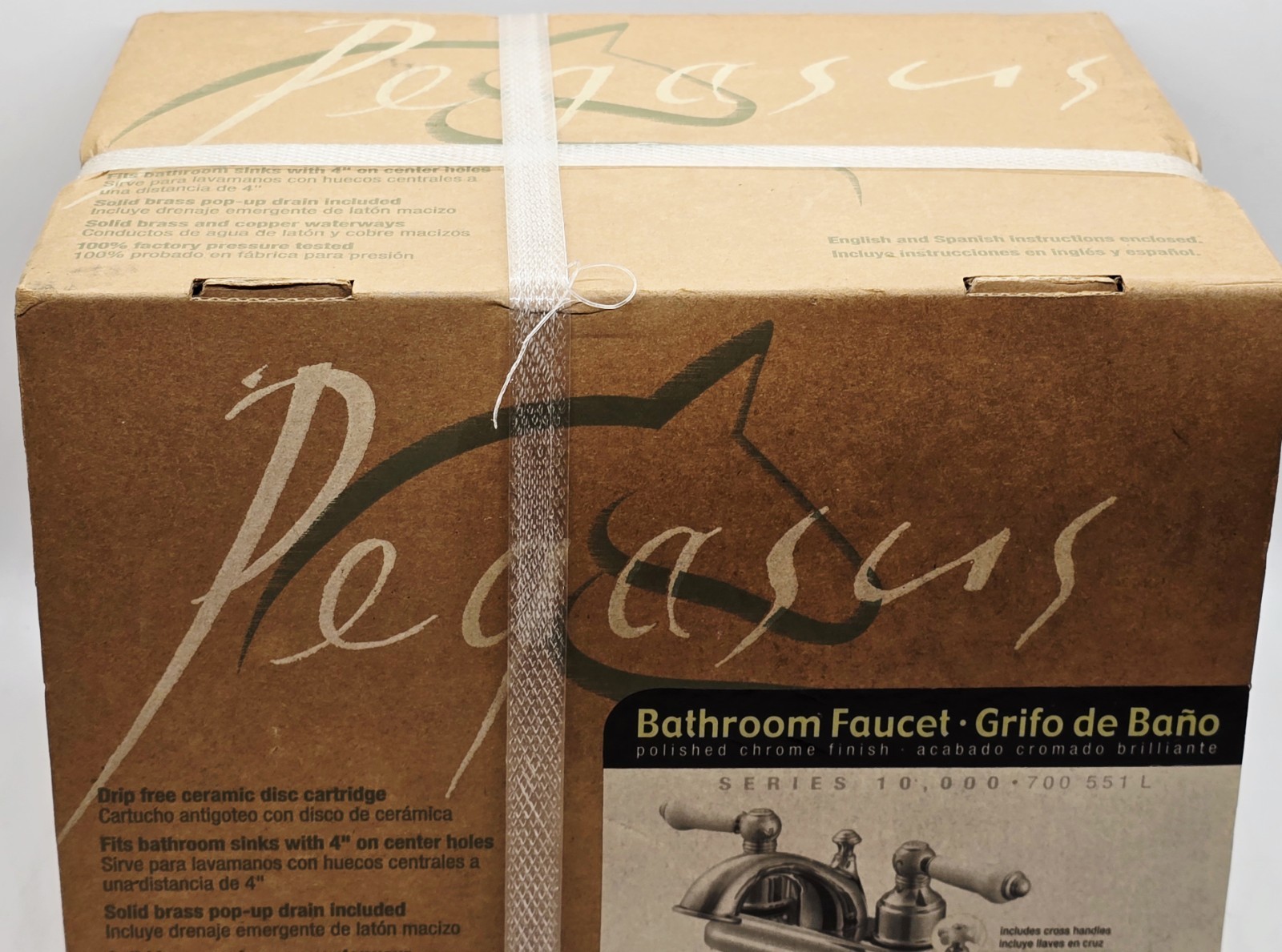 PEGASUS Series 1000 Two Handle Bathroom Faucet 700 551L Chrome NOS New Sealed gallery