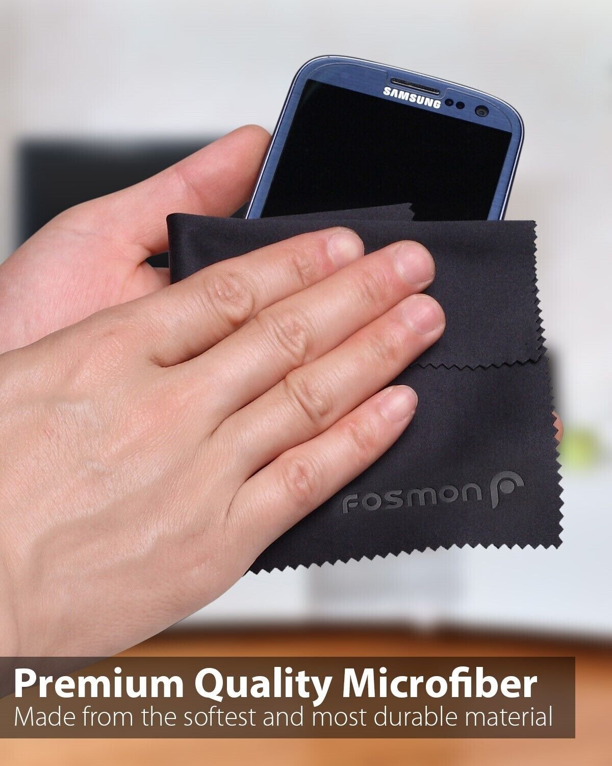15x Microfiber Phone Screen Camera Lens Glasses LCD DSLR TV Cleaning Cloth 6x7in gallery