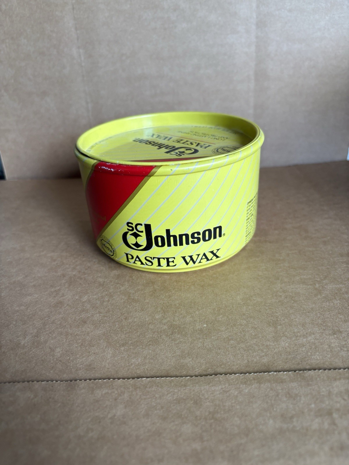 SC Johnson Paste Wax The Original Formula, 16 oz (1 lb) Discontinued 85-90% Full gallery